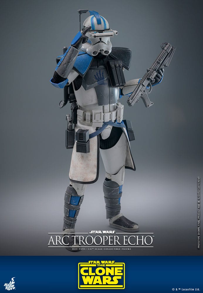 ARC TROOPER ECHO - STAR WARS THE CLONE WARS - FIGURA ARTICULADA 1/6 ESCALA 30 CM - HOT TOYS