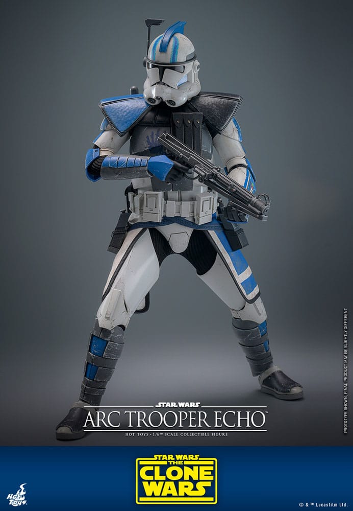 ARC TROOPER ECHO - STAR WARS THE CLONE WARS - FIGURA ARTICULADA 1/6 ESCALA 30 CM - HOT TOYS
