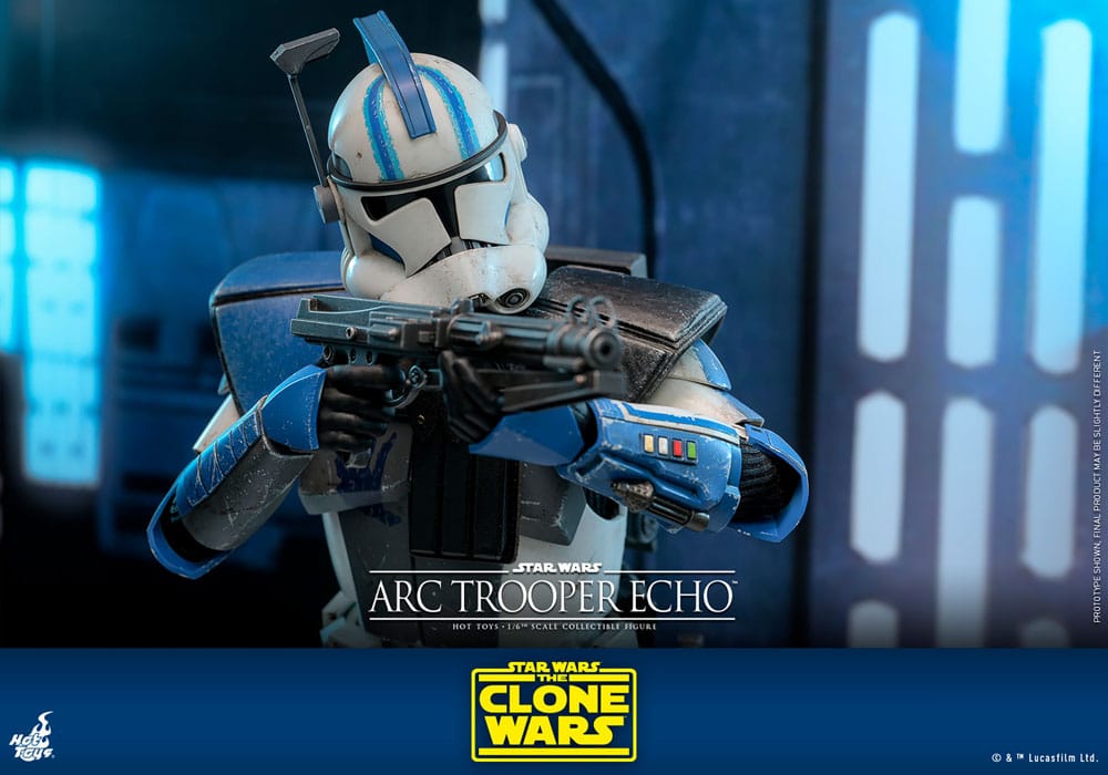 ARC TROOPER ECHO - STAR WARS THE CLONE WARS - FIGURA ARTICULADA 1/6 ESCALA 30 CM - HOT TOYS
