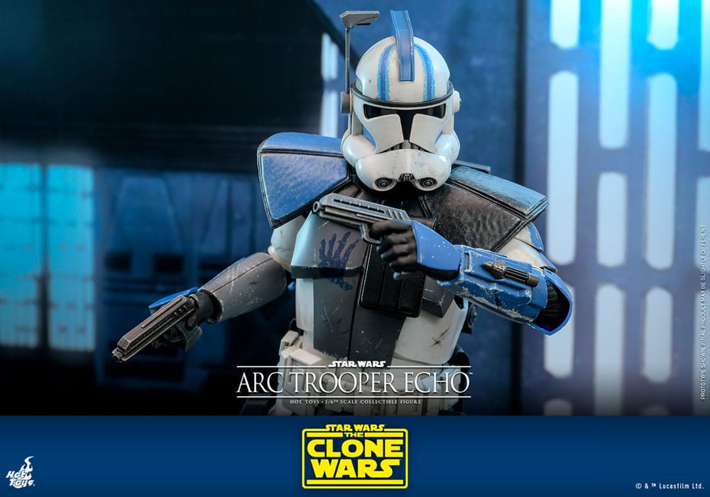ARC TROOPER ECHO - STAR WARS THE CLONE WARS - FIGURA ARTICULADA 1/6 ESCALA 30 CM - HOT TOYS
