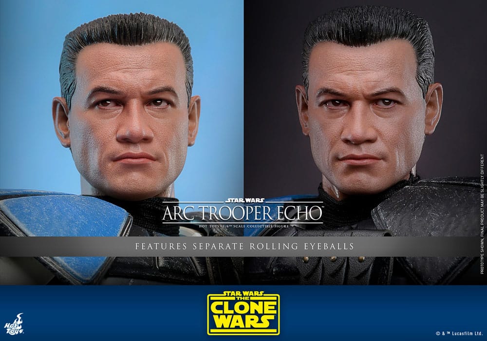ARC TROOPER ECHO - STAR WARS THE CLONE WARS - FIGURA ARTICULADA 1/6 ESCALA 30 CM - HOT TOYS