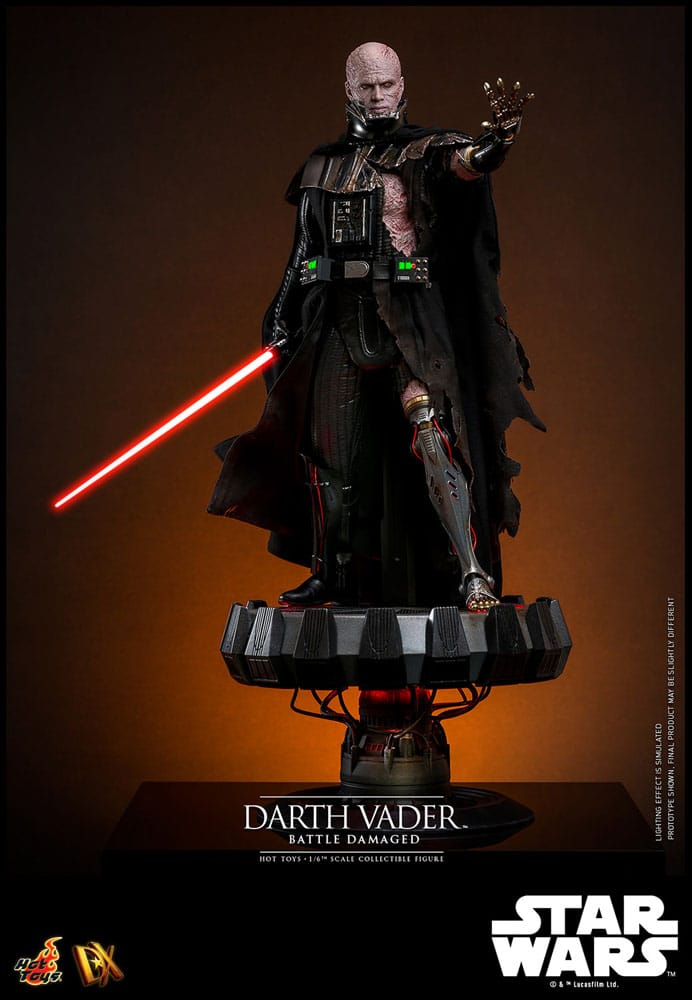 DARTH VADER (BATTLE DAMAGED) HOT TOYS