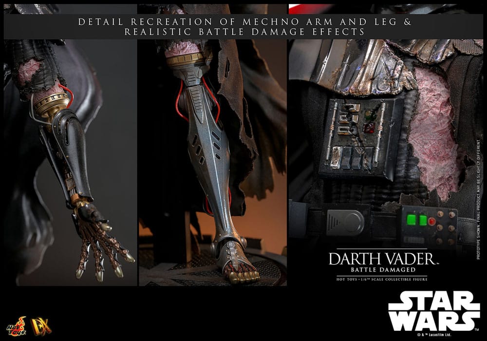 DARTH VADER (BATTLE DAMAGED) HOT TOYS