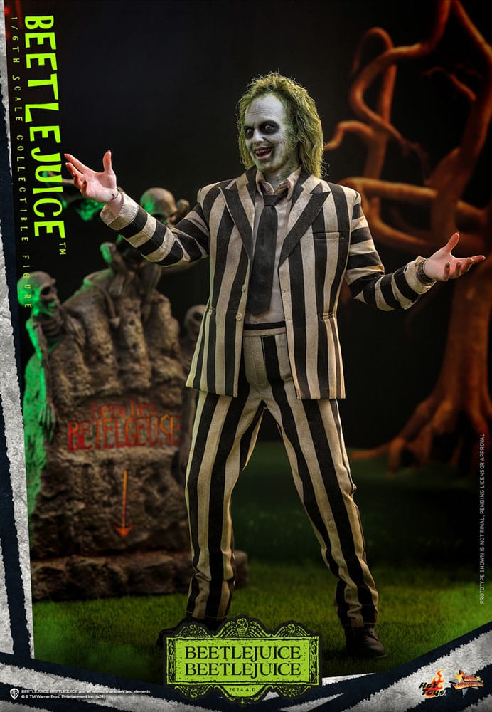 BEETLEJUICE BEETLEJUICE MOVIE MASTERPIECE 1/6 - BEETLEJUICE HOT TOYS 30 CM