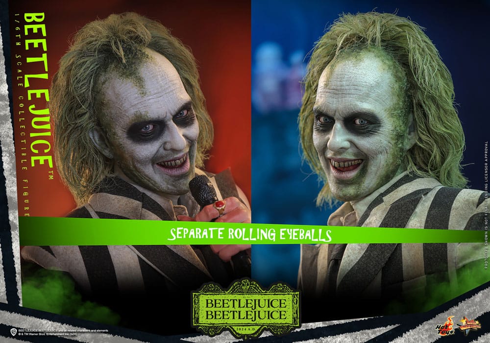 BEETLEJUICE BEETLEJUICE MOVIE MASTERPIECE 1/6 - BEETLEJUICE HOT TOYS 30 CM