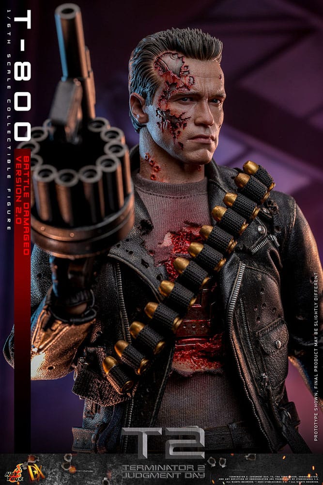 TERMINATOR 2 BATTLE DAMAGED VERSION 2.0 HOT TOYS
