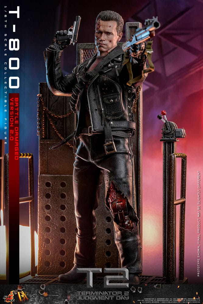 TERMINATOR 2 BATTLE DAMAGED VERSION 2.0 HOT TOYS