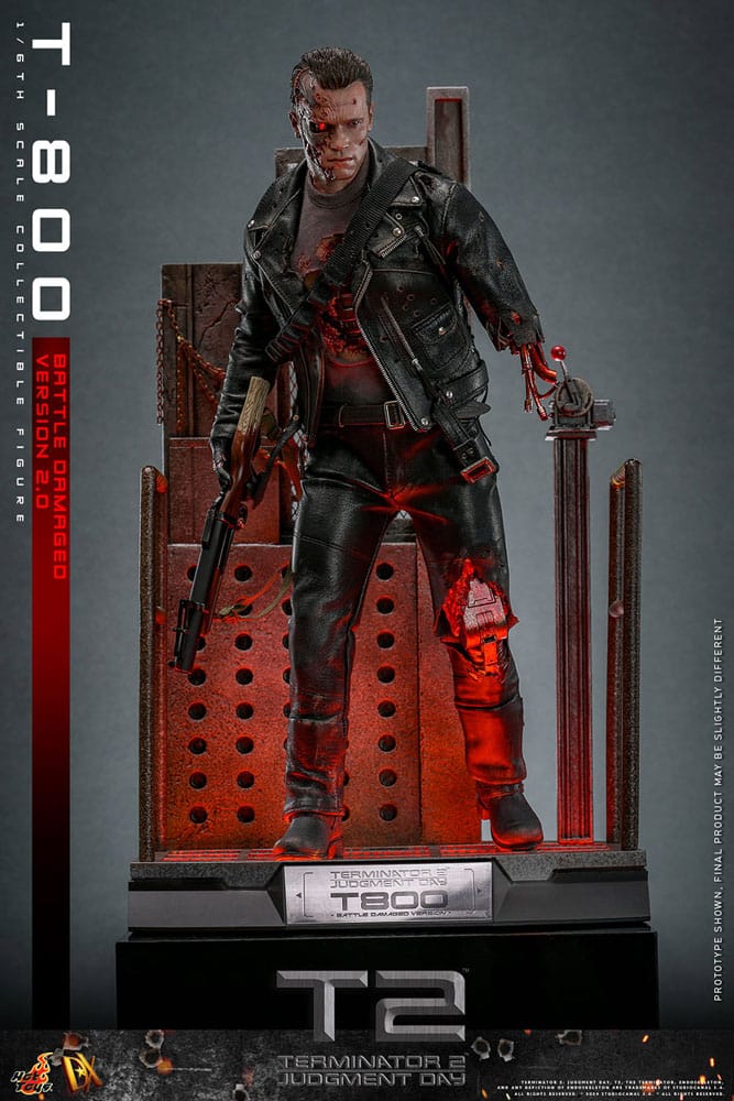 TERMINATOR 2 BATTLE DAMAGED VERSION 2.0 HOT TOYS
