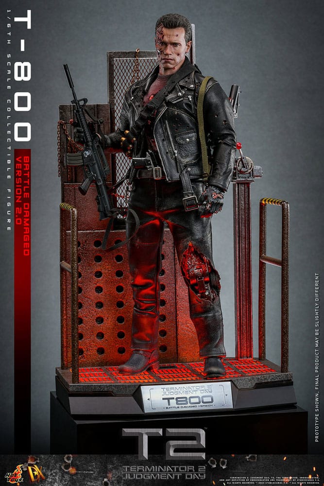 TERMINATOR 2 BATTLE DAMAGED VERSION 2.0 HOT TOYS