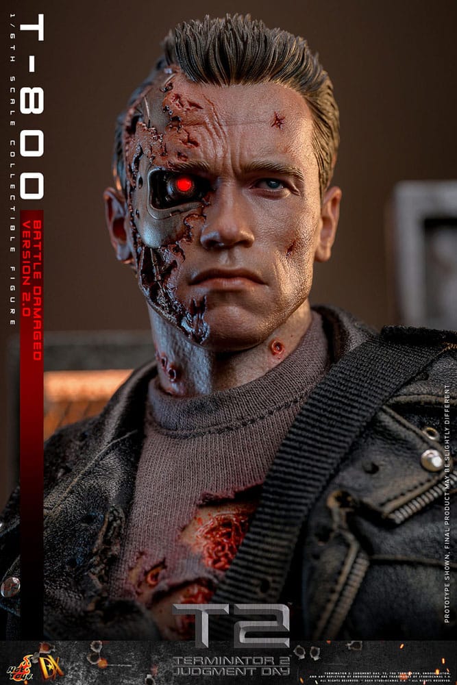 TERMINATOR 2 BATTLE DAMAGED VERSION 2.0 HOT TOYS