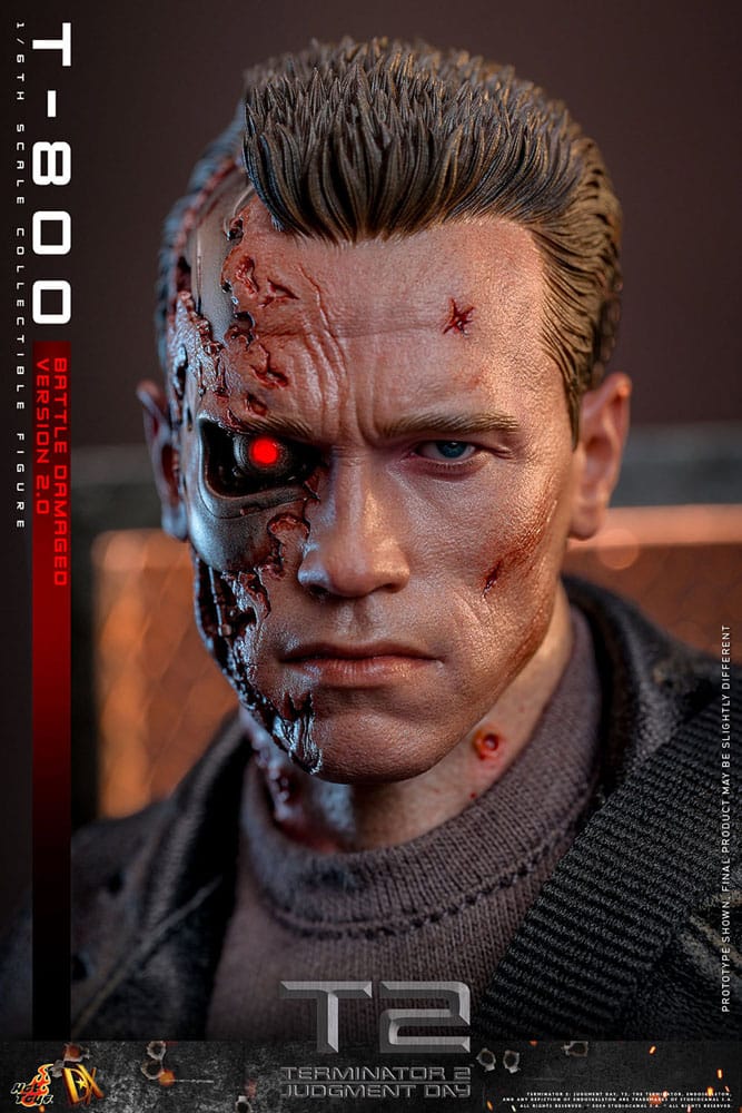 TERMINATOR 2 BATTLE DAMAGED VERSION 2.0 HOT TOYS