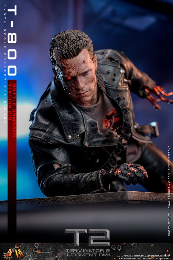 TERMINATOR 2 BATTLE DAMAGED VERSION 2.0 HOT TOYS