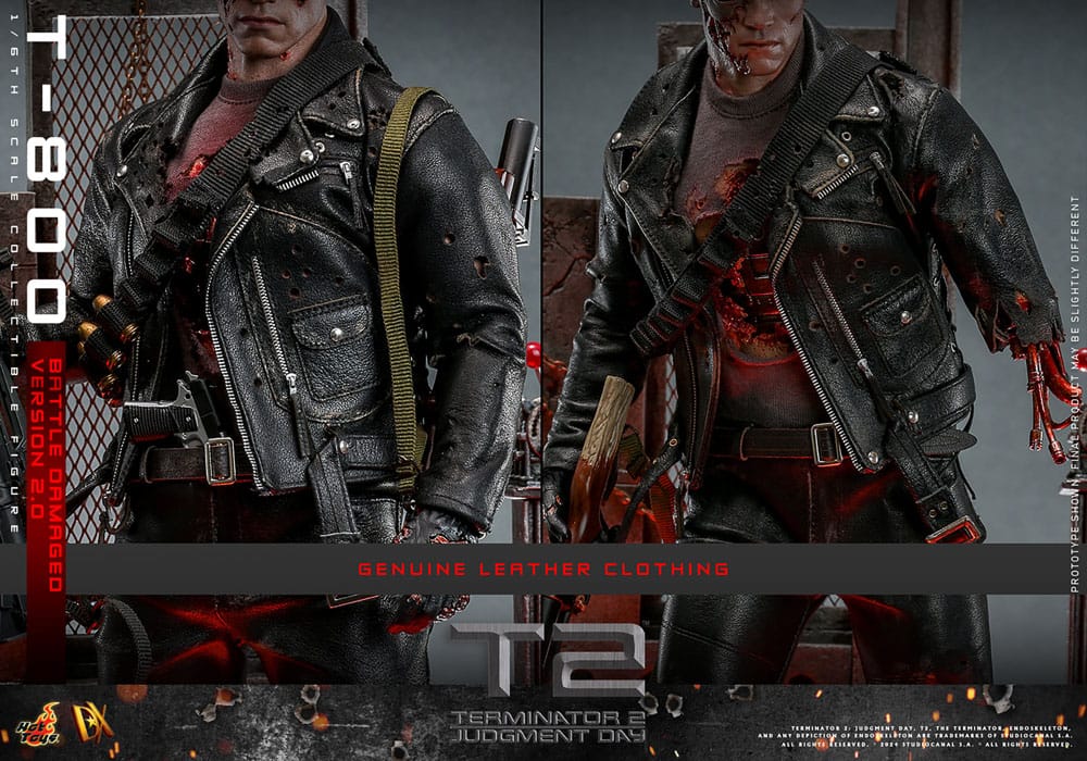 TERMINATOR 2 BATTLE DAMAGED VERSION 2.0 HOT TOYS