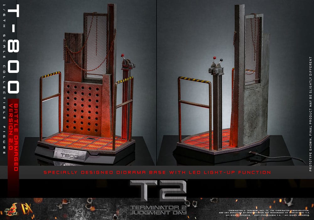 TERMINATOR 2 BATTLE DAMAGED VERSION 2.0 HOT TOYS