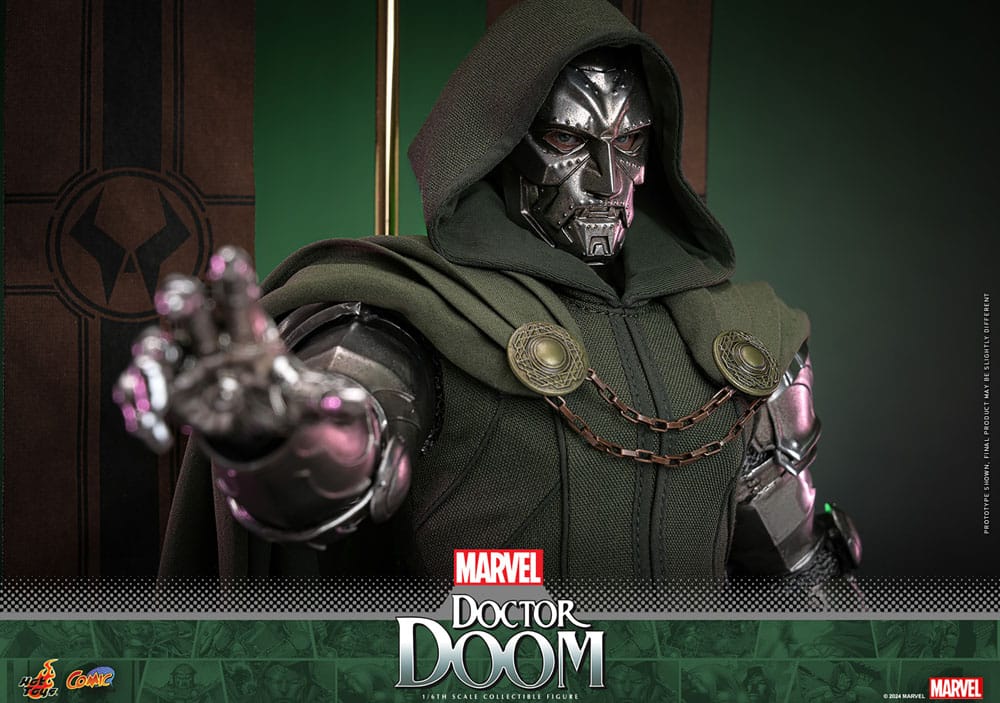 MARVEL COMIC FIGURA 1/6 DOCTOR DOOM 33 CM | HOT TOYS – LÍNEA COMIC MASTERPIECE