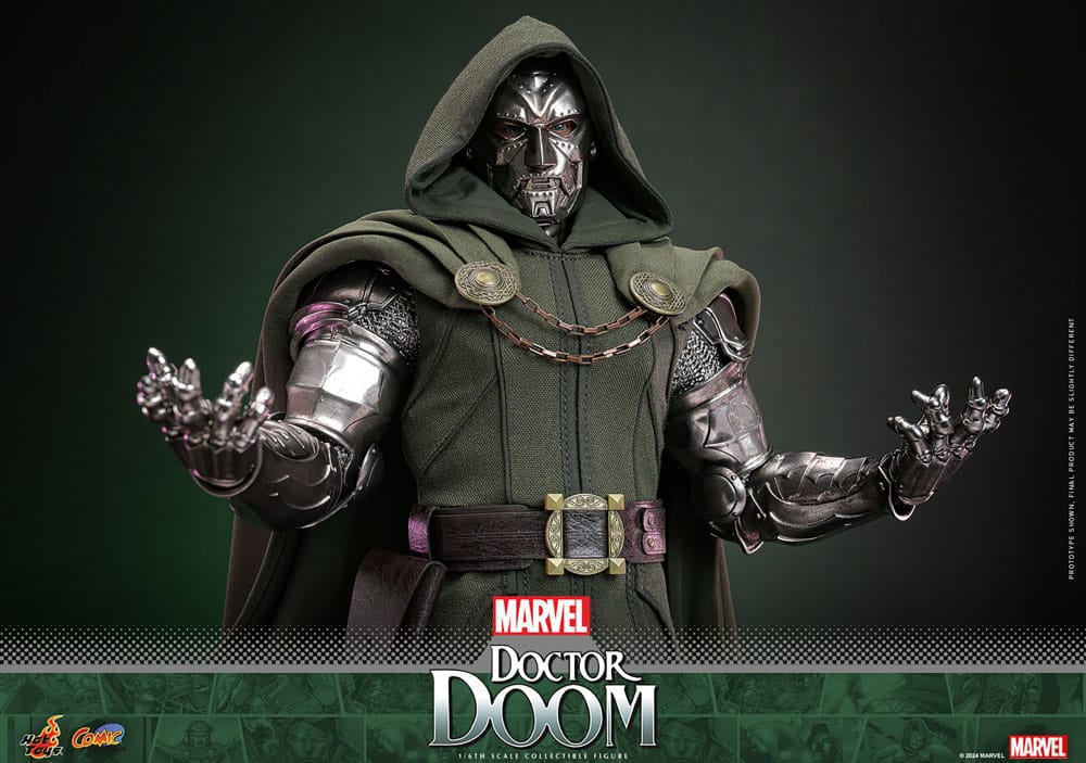 MARVEL COMIC FIGURA 1/6 DOCTOR DOOM 33 CM | HOT TOYS – LÍNEA COMIC MASTERPIECE