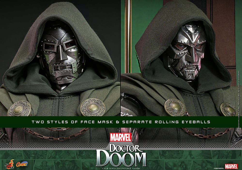 MARVEL COMIC FIGURA 1/6 DOCTOR DOOM 33 CM | HOT TOYS – LÍNEA COMIC MASTERPIECE