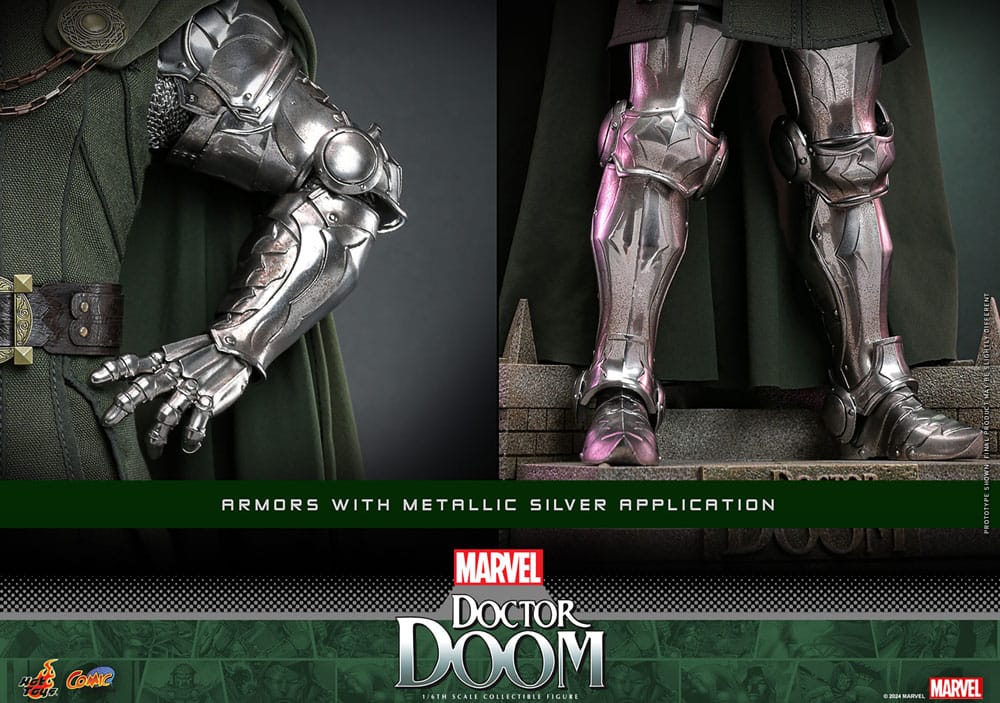 MARVEL COMIC FIGURA 1/6 DOCTOR DOOM 33 CM | HOT TOYS – LÍNEA COMIC MASTERPIECE