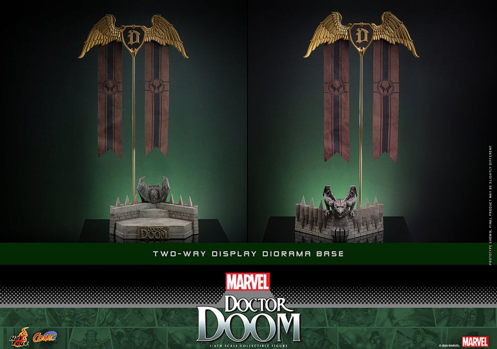 MARVEL COMIC FIGURA 1/6 DOCTOR DOOM 33 CM | HOT TOYS – LÍNEA COMIC MASTERPIECE