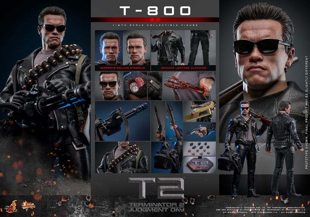 T-800 2.0 - HOT TOYS - TERMINATOR 2: EL JUICIO FINAL