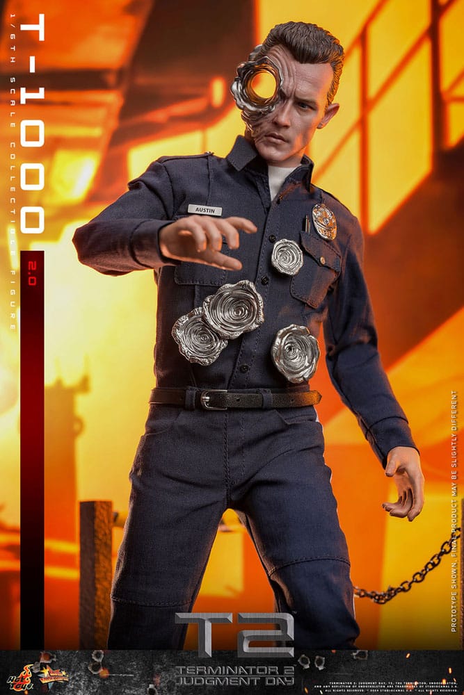 T-1000 2.0 TERMINATOR 2 HOT TOYS