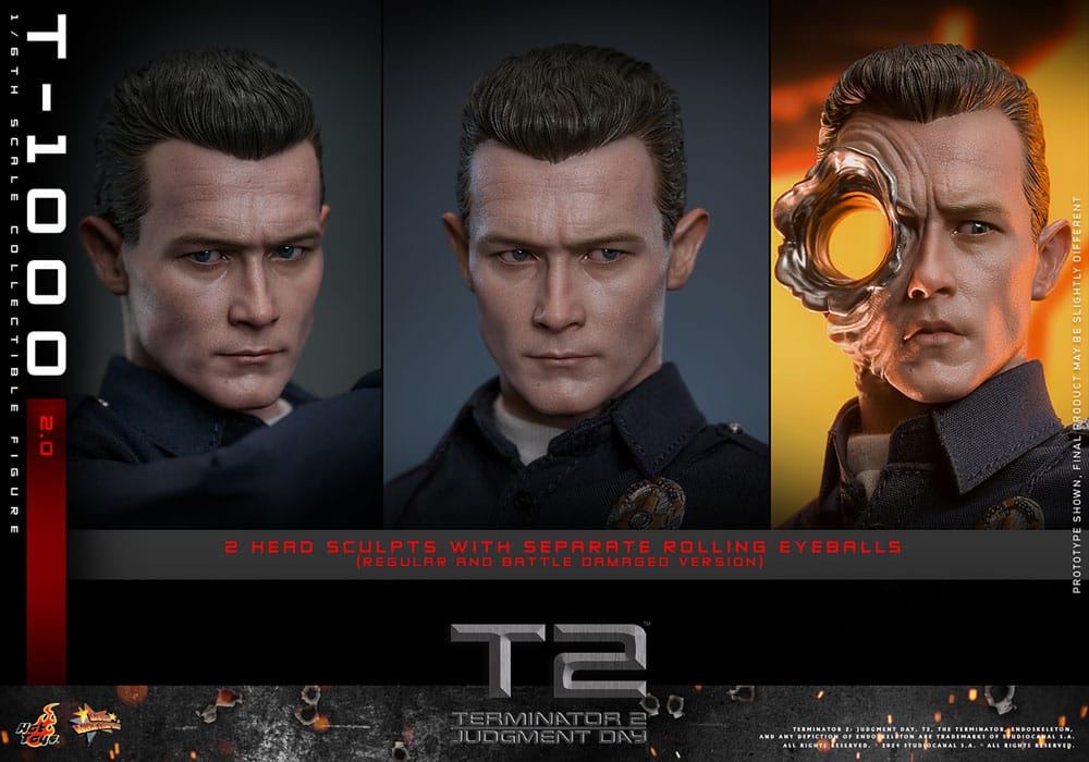 T-1000 2.0 TERMINATOR 2 HOT TOYS