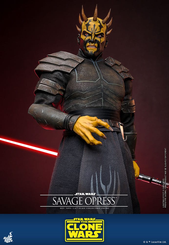 STAR WARS: THE CLONE WARS FIGURA 1/6 SAVAGE OPRESS 34 CM | HOT TOYS – SERIE THE CLONE WARS