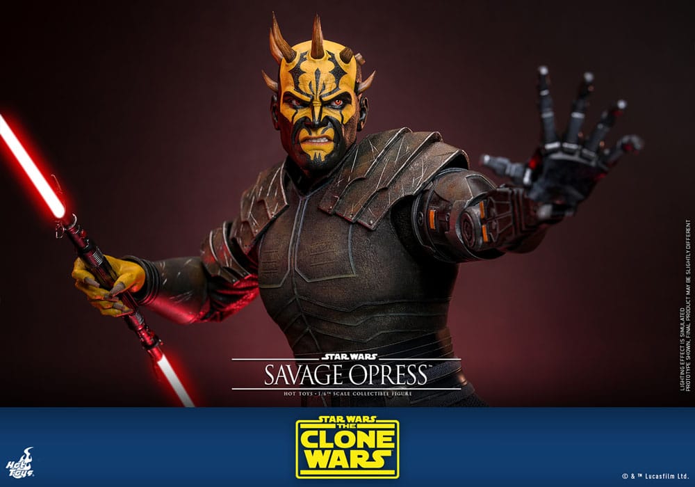 STAR WARS: THE CLONE WARS FIGURA 1/6 SAVAGE OPRESS 34 CM | HOT TOYS – SERIE THE CLONE WARS