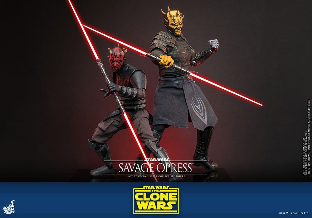 STAR WARS: THE CLONE WARS FIGURA 1/6 SAVAGE OPRESS 34 CM | HOT TOYS – SERIE THE CLONE WARS