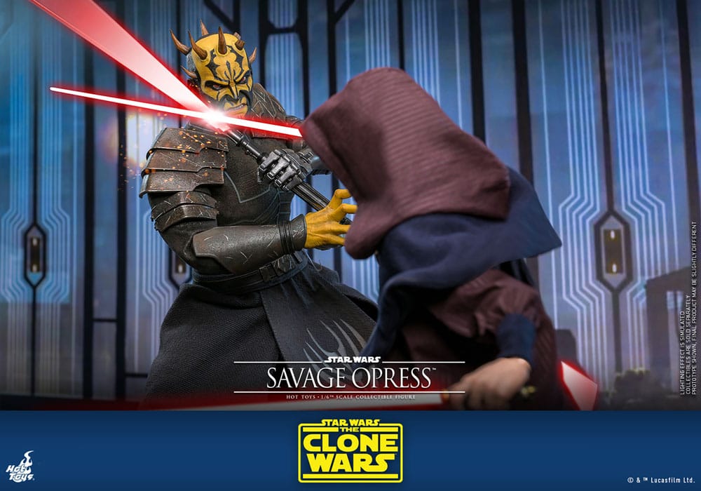 STAR WARS: THE CLONE WARS FIGURA 1/6 SAVAGE OPRESS 34 CM | HOT TOYS – SERIE THE CLONE WARS