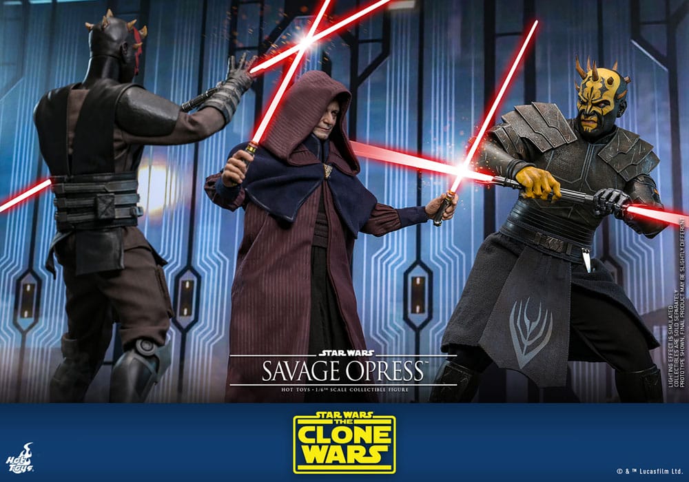 STAR WARS: THE CLONE WARS FIGURA 1/6 SAVAGE OPRESS 34 CM | HOT TOYS – SERIE THE CLONE WARS