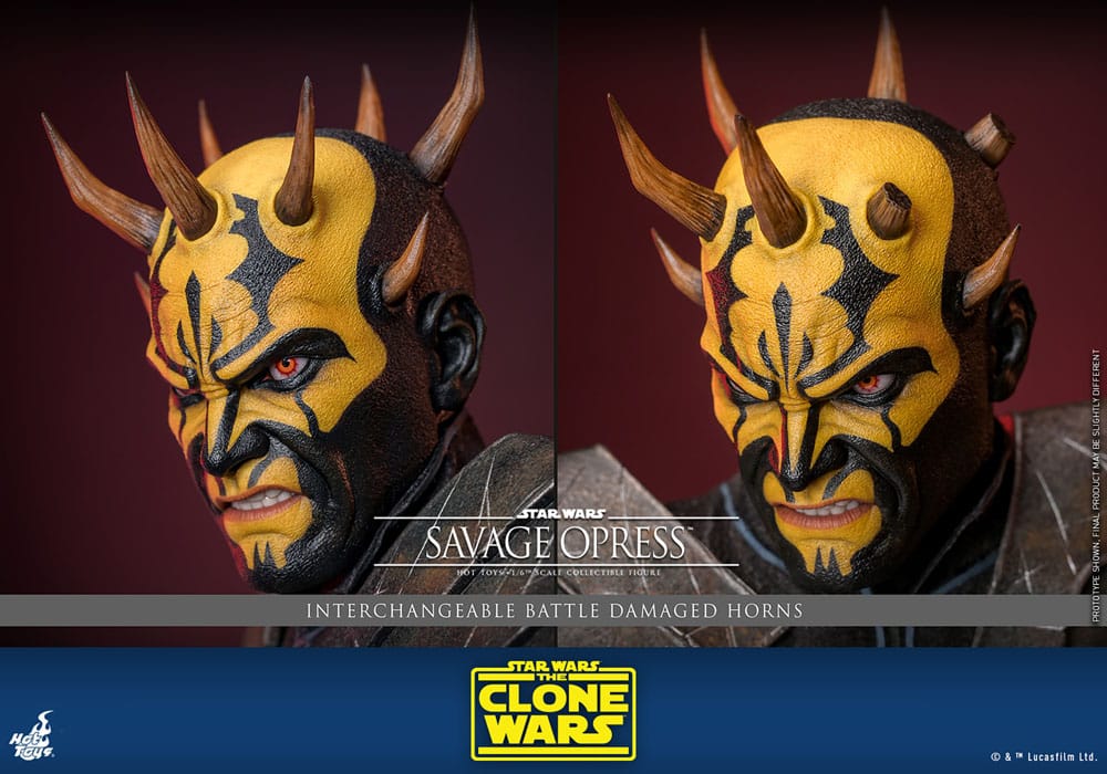 STAR WARS: THE CLONE WARS FIGURA 1/6 SAVAGE OPRESS 34 CM | HOT TOYS – SERIE THE CLONE WARS