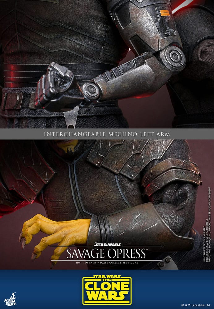 STAR WARS: THE CLONE WARS FIGURA 1/6 SAVAGE OPRESS 34 CM | HOT TOYS – SERIE THE CLONE WARS