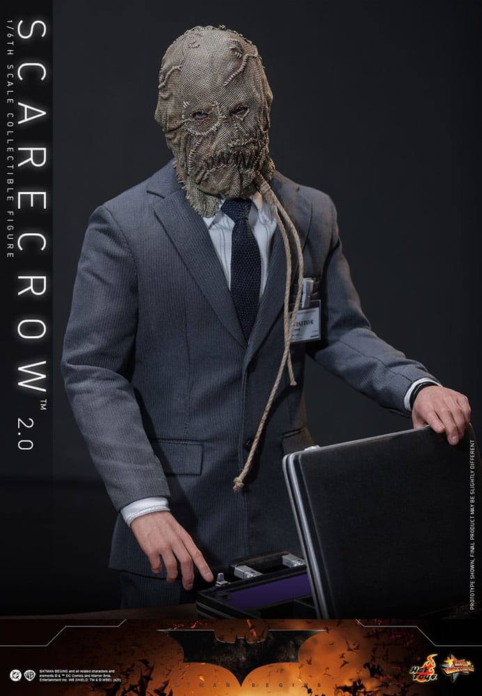 SCARECROW 2.0 – FIGURA HOT TOYS 1/6 – BATMAN BEGINS – DC COMICS