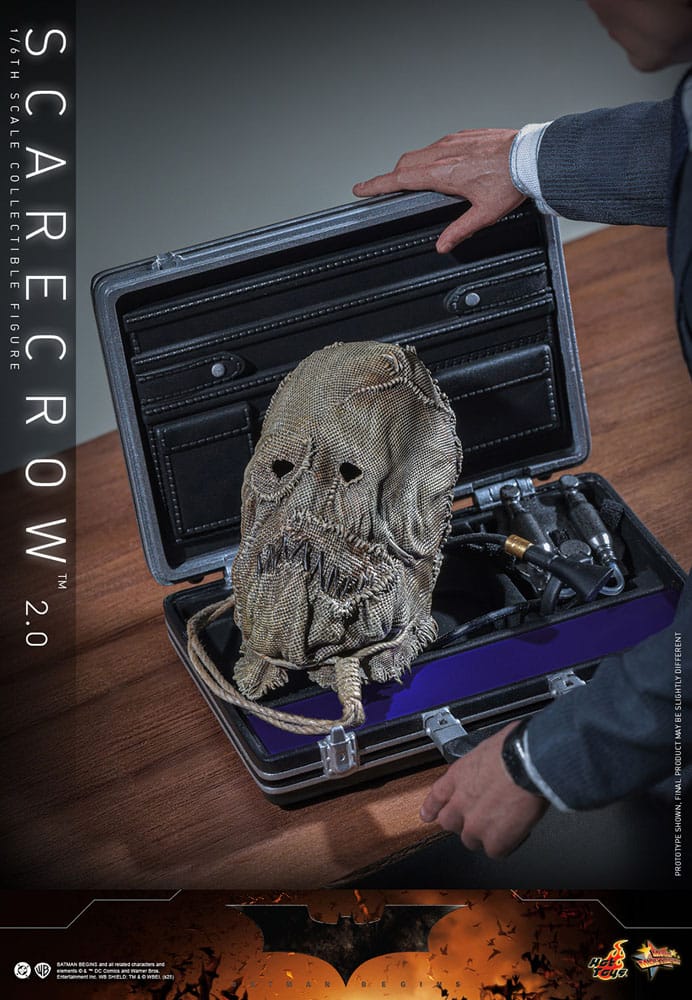 SCARECROW 2.0 – FIGURA HOT TOYS 1/6 – BATMAN BEGINS – DC COMICS