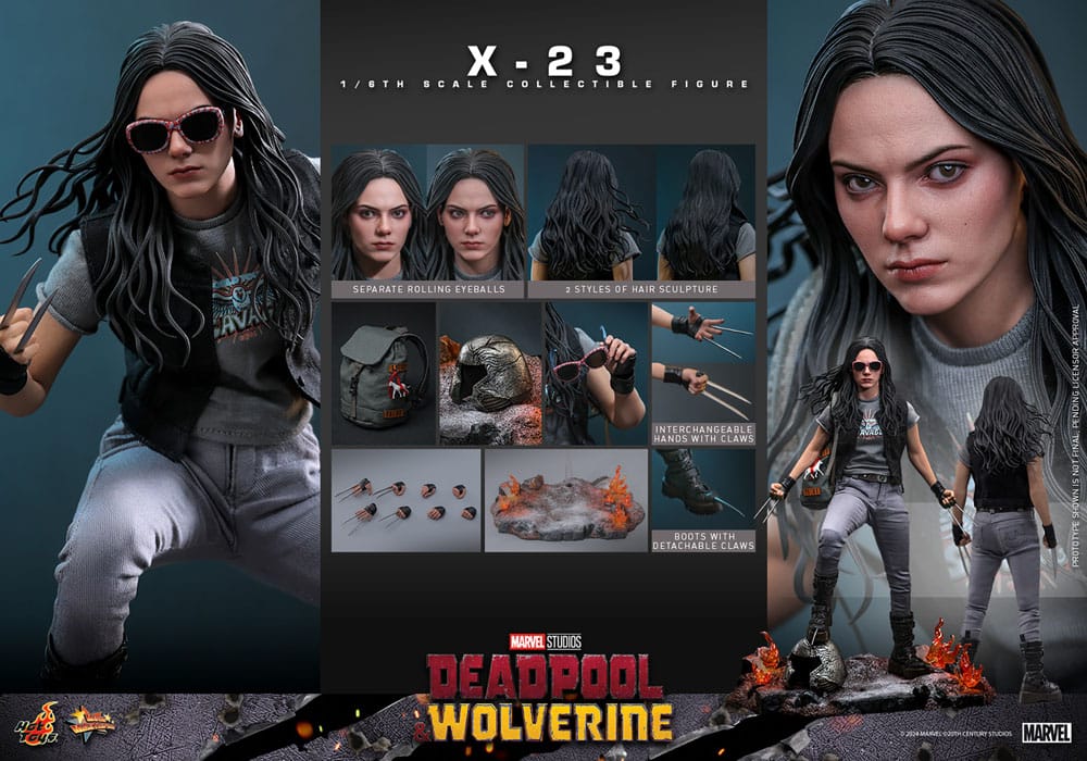 X-23 - DEADPOOL & WOLVERINE FIGURA 1/6 HOT TOYS MOVIE MASTERPIECE