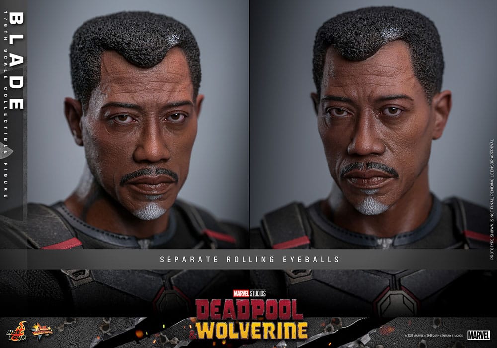 BLADE – DEADPOOL & WOLVERINE – HOT TOYS 1/6 FIGURA ARTICULADA 30 CM