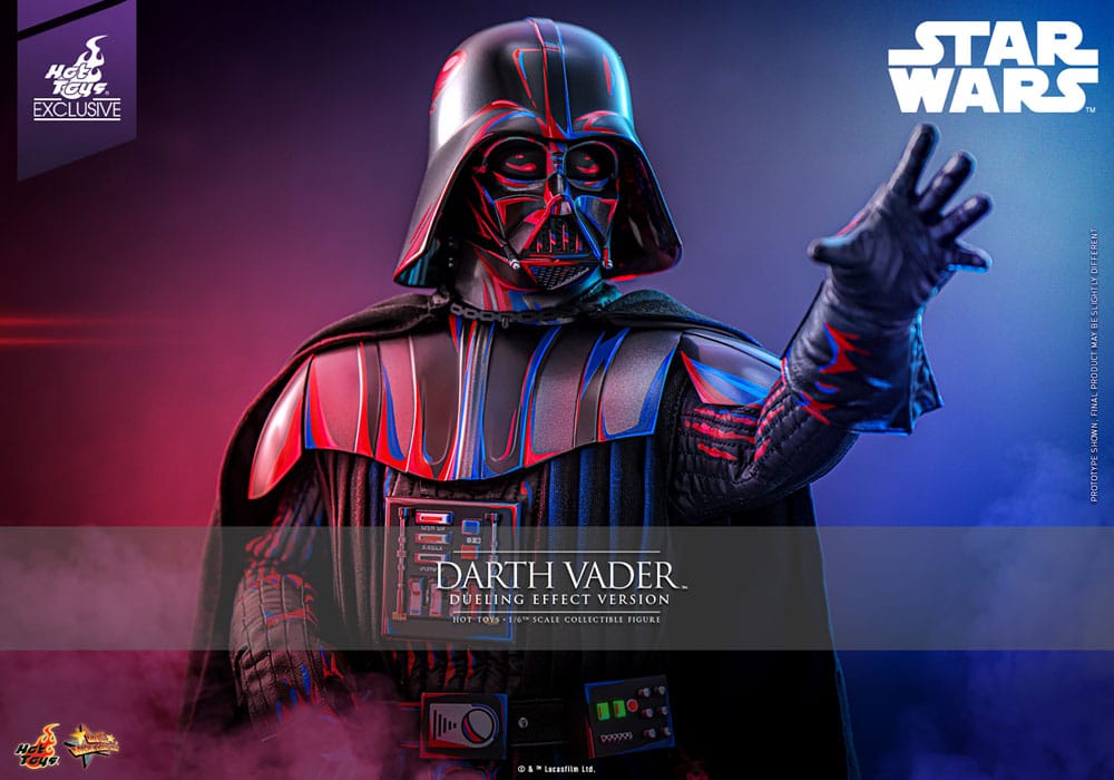 DARTH VADER FIGURA MOVIE MASTERPIECE 1/6 (DUELING EFFECT VERSION) HOT TOYS EXCLUSIVE 35 CM