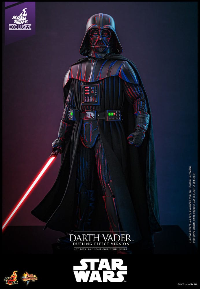 DARTH VADER FIGURA MOVIE MASTERPIECE 1/6 (DUELING EFFECT VERSION) HOT TOYS EXCLUSIVE 35 CM