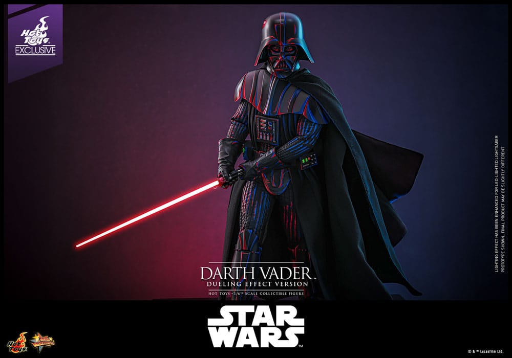 DARTH VADER FIGURA MOVIE MASTERPIECE 1/6 (DUELING EFFECT VERSION) HOT TOYS EXCLUSIVE 35 CM