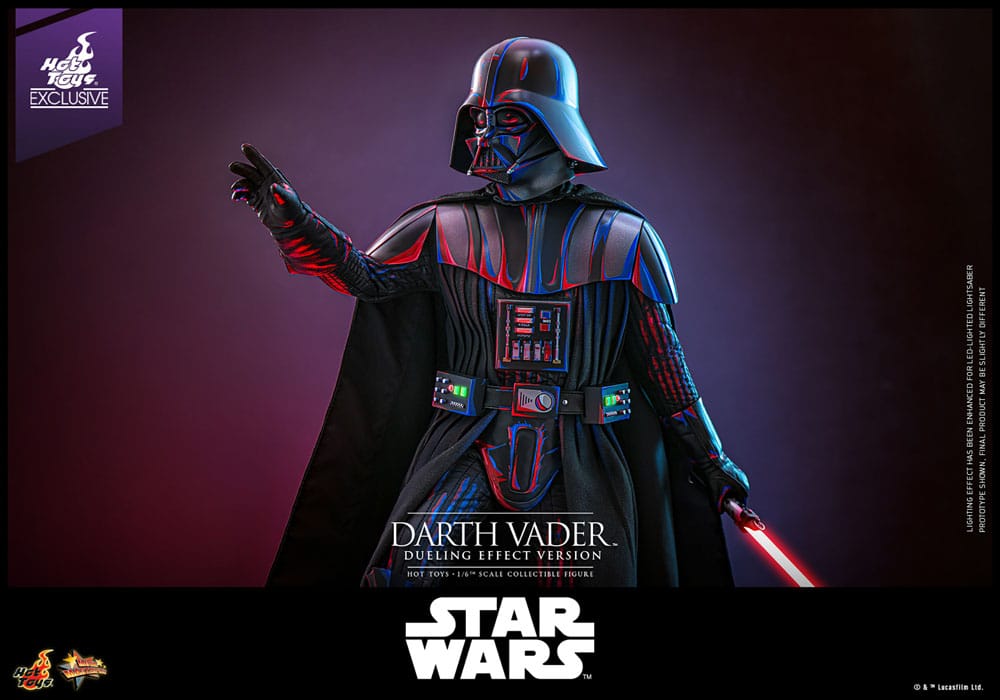 DARTH VADER FIGURA MOVIE MASTERPIECE 1/6 (DUELING EFFECT VERSION) HOT TOYS EXCLUSIVE 35 CM