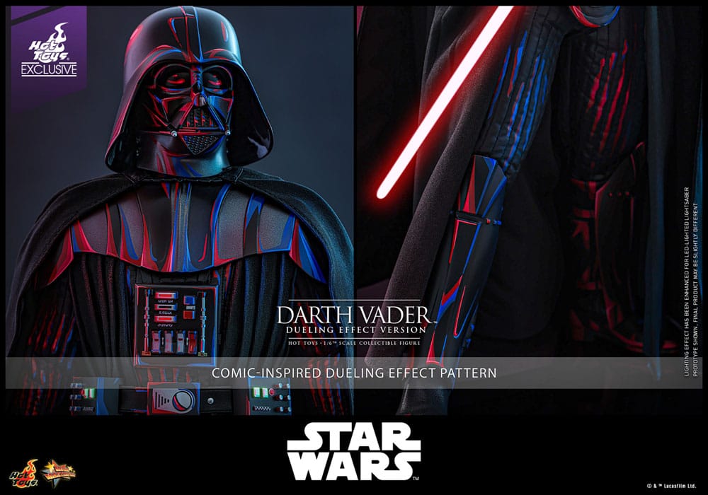 DARTH VADER FIGURA MOVIE MASTERPIECE 1/6 (DUELING EFFECT VERSION) HOT TOYS EXCLUSIVE 35 CM