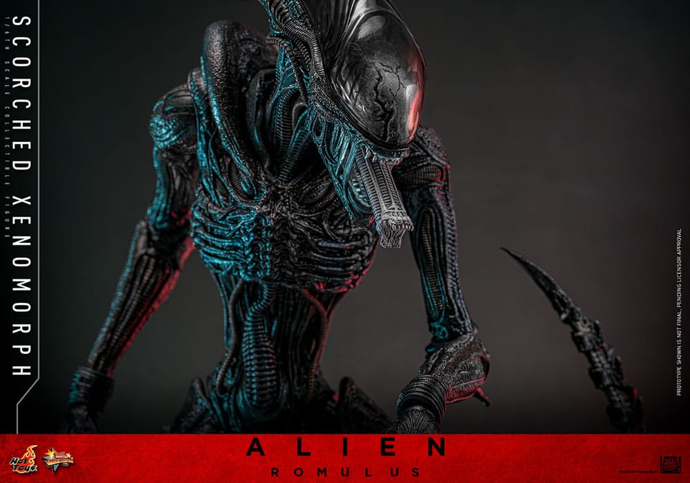 SCORCHED XENOMORPH HOT TOYS