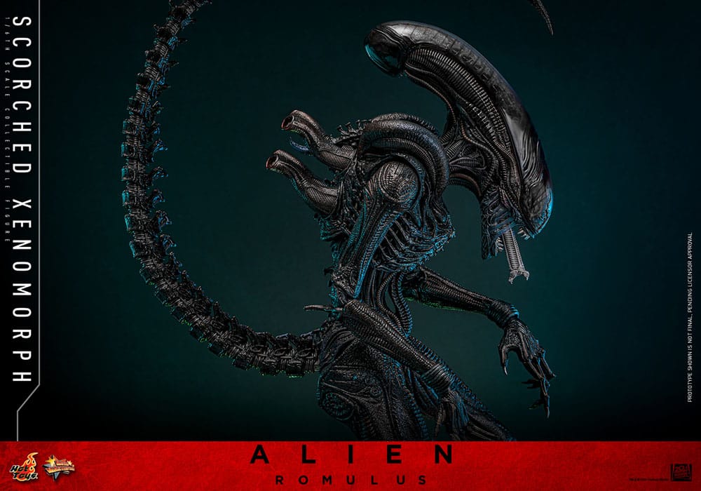 SCORCHED XENOMORPH HOT TOYS