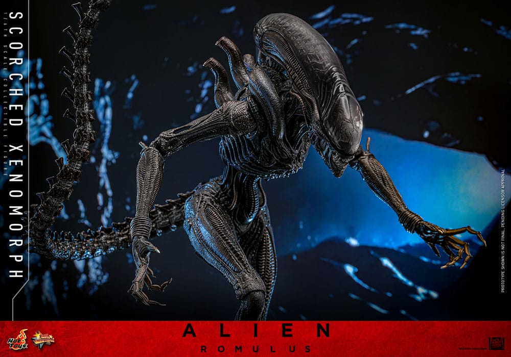 SCORCHED XENOMORPH HOT TOYS