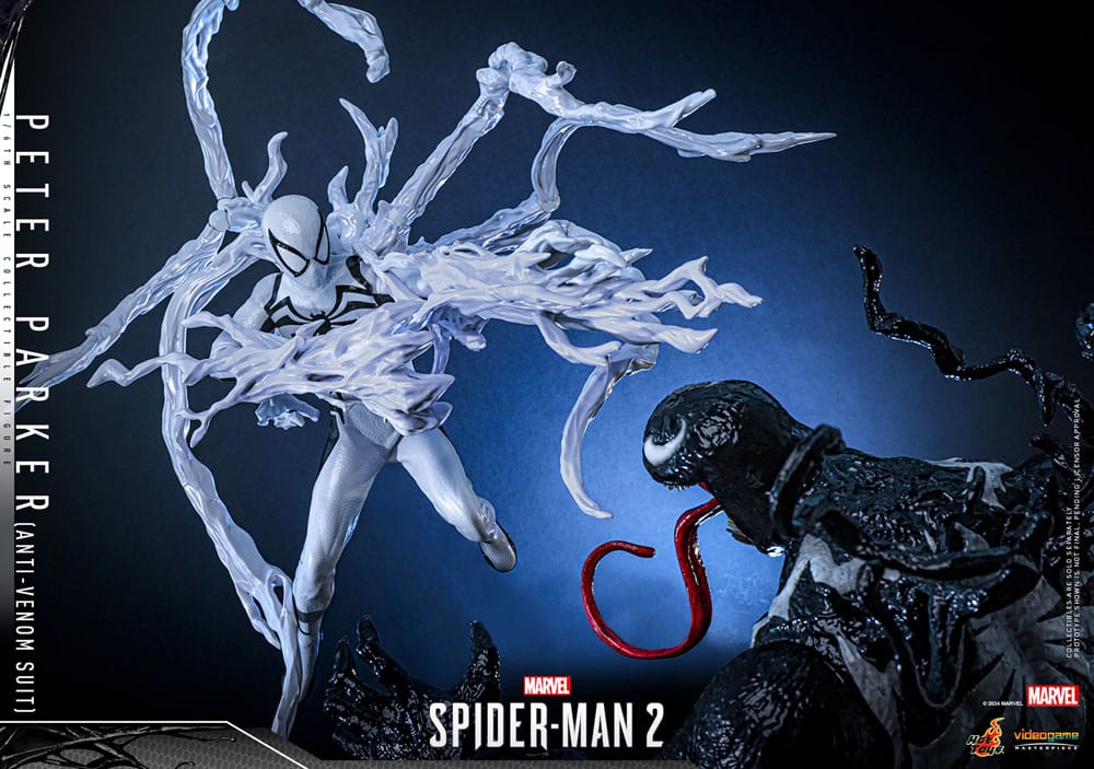 SPIDER-MAN 2 FIGURA 1/6 PETER PARKER ANTI-VENOM SUIT 30 CM | HOT TOYS – LÍNEA VIDEO GAME MASTERPIECE