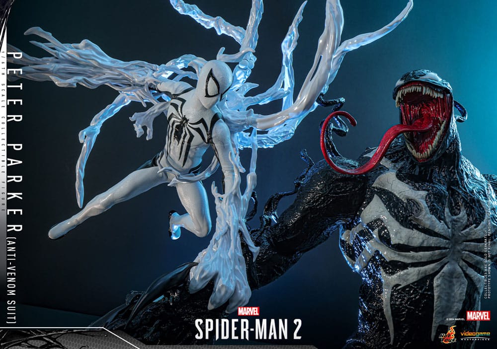 SPIDER-MAN 2 FIGURA 1/6 PETER PARKER ANTI-VENOM SUIT 30 CM | HOT TOYS – LÍNEA VIDEO GAME MASTERPIECE