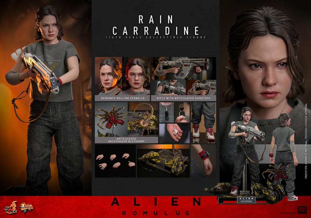 RAIN CARRADINE – ALIEN: ROMULUS – HOT TOYS 1/6 FIGURA ARTICULADA 26 CM