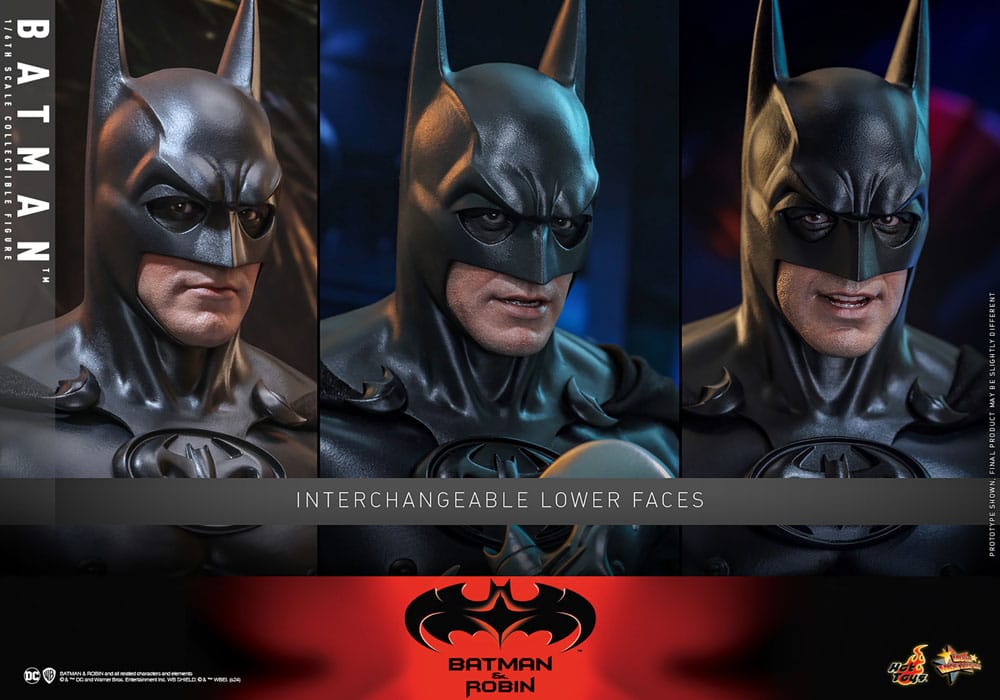 BATMAN - BATMAN Y ROBIN HOT TOYS FIGURA 1/6 MOVIE MASTERPIECE 30 CM