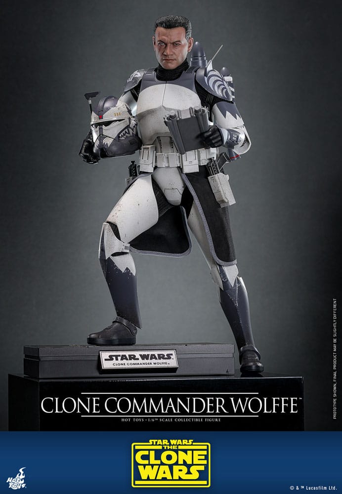 WOLFFE CLONE COMMANDER HOT TOYS